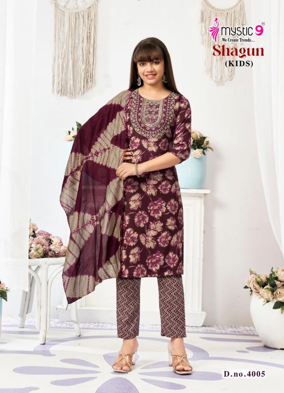 Mystic9 shagun (kids) vol 4 wholesale western kurties in ahemdabad